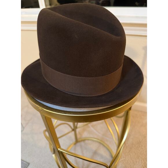 Biltmore “President” Men’s Fedora (Brown) – Size 7 5/8 - Picture 8 of 9